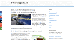 Desktop Screenshot of belastingblad.nl